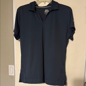 Slazenger Women’s Charcoal Blue Golf Top